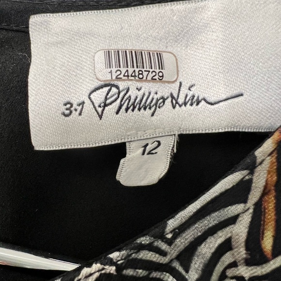 Phillip Lim Blouse with Happy Women Size 12 - Picture 6 of 9